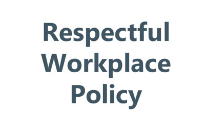 Respectful Workplace Policy